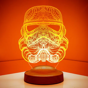 Stormtrooper  Lampe 3D Vision LED Nachtlicht